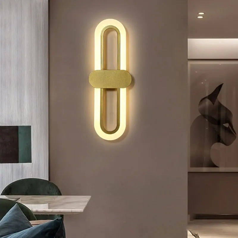 Lampe de fond moderne pour salle de bain et toilettes