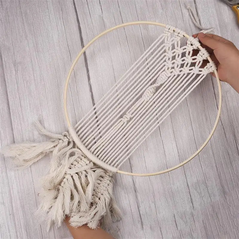 Cercle en bambou pour attrape-rêves DIY