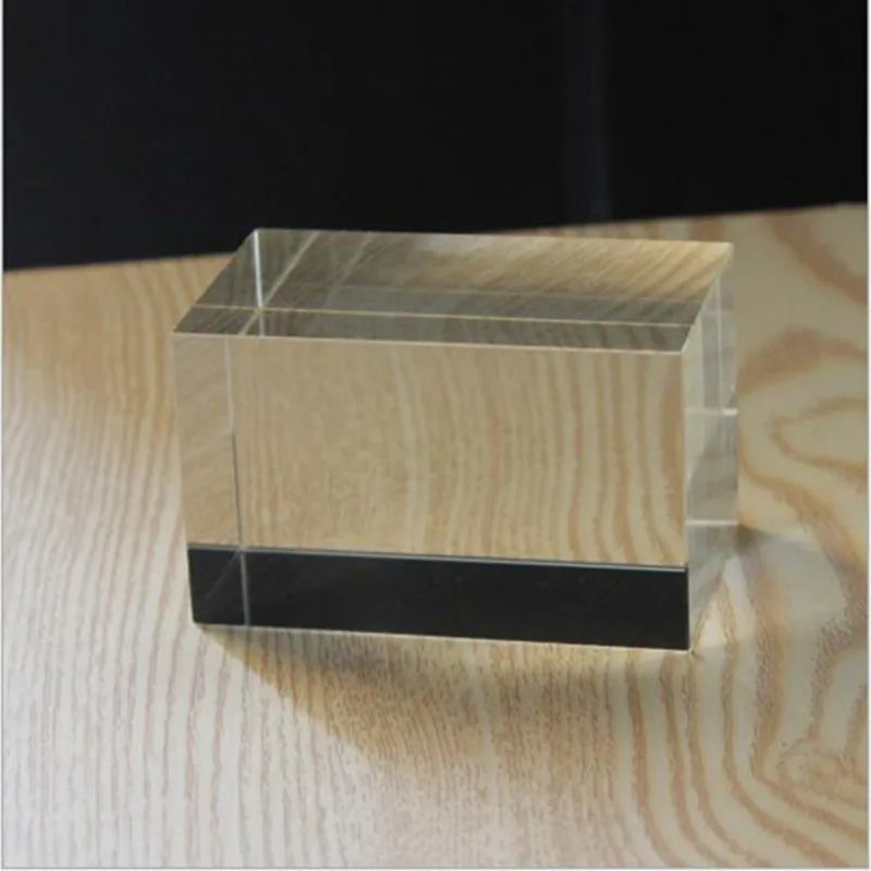 Cube en cristal K9 avec gravure personnalisée