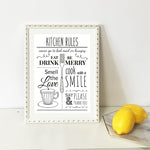 Détail de l'impression qualité galerie sur toile mate affiche culinaire