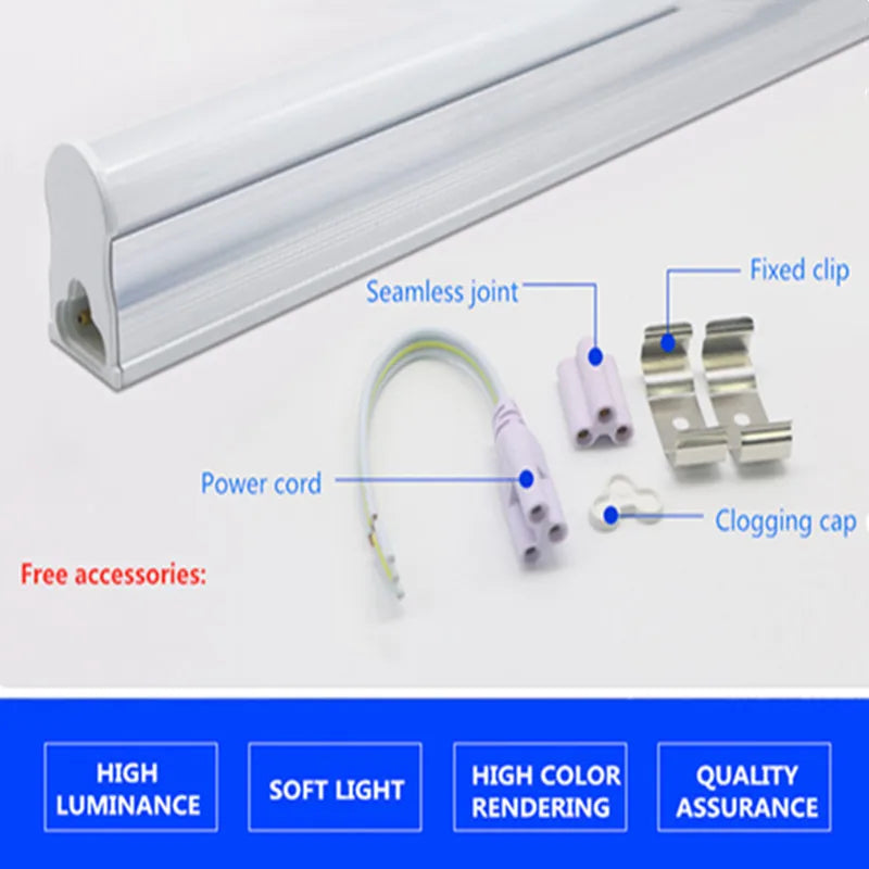 Néon LED 60 cm blanc chaud mural salon