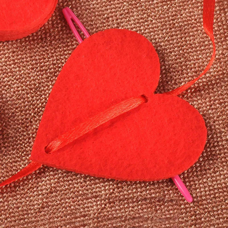 Guirlande de cœurs avec corde de 3 mètres pour décoration intérieure
