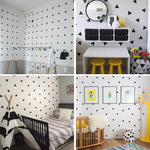Sticker PVC imperméable pour salle de bain motif triangle