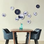 Assiette murale en céramique style méditerranéen pour décoration salon