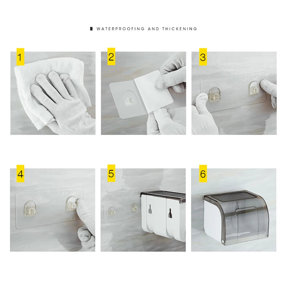 Détail du matériau PVC durable de la boîte à mouchoirs