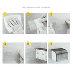 Détail du matériau PVC durable de la boîte à mouchoirs