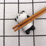 Support de baguettes panda rose