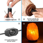 Cordon lampe avec variateur rotatif