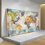 Détail de l'impression haute qualité sur toile