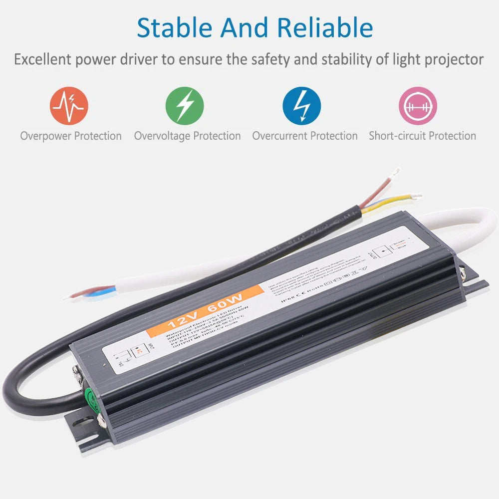 Adaptateur LED 12V 24V avec boîtier métal