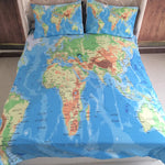 Housse de couette 3D avec rabat au pied grise