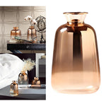 Vase de bureau en verre transparent