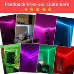 Ruban LED avec télécommande et application