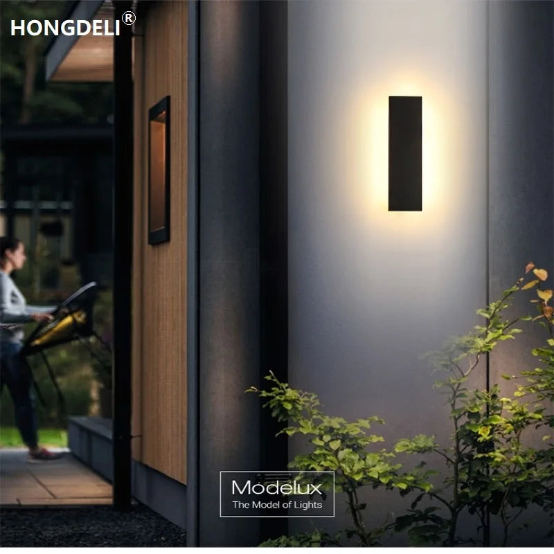 Applique murale LED extérieure acier inoxydable brossé