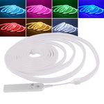 Ruban LED néon flexible avec capteur PIR blanc chaud