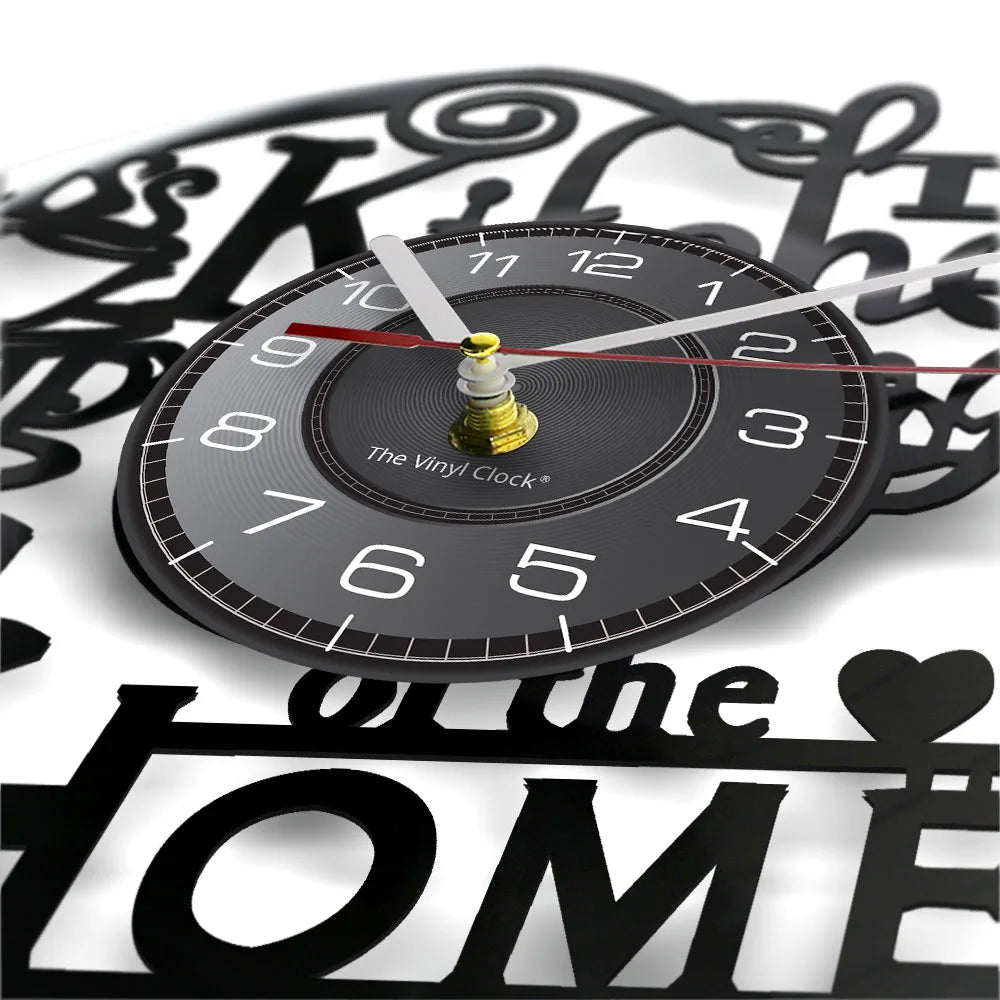Détail du motif abstrait de l'horloge murale pour décoration intérieure