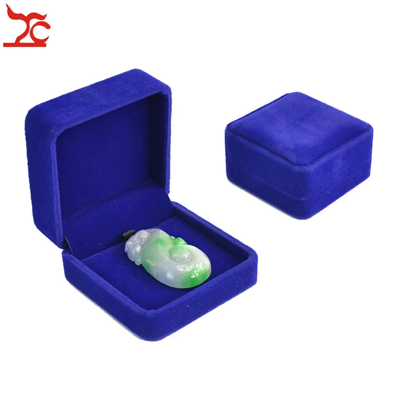 Écrin en velours bleu pour bracelet et bijoux