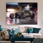Tableau déco chambre avec voiture Hot Rod rétro