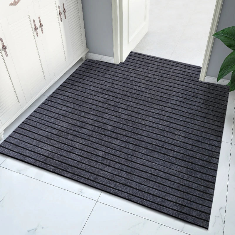 Paillasson fin moderne pour couloir intérieur couleur bleu