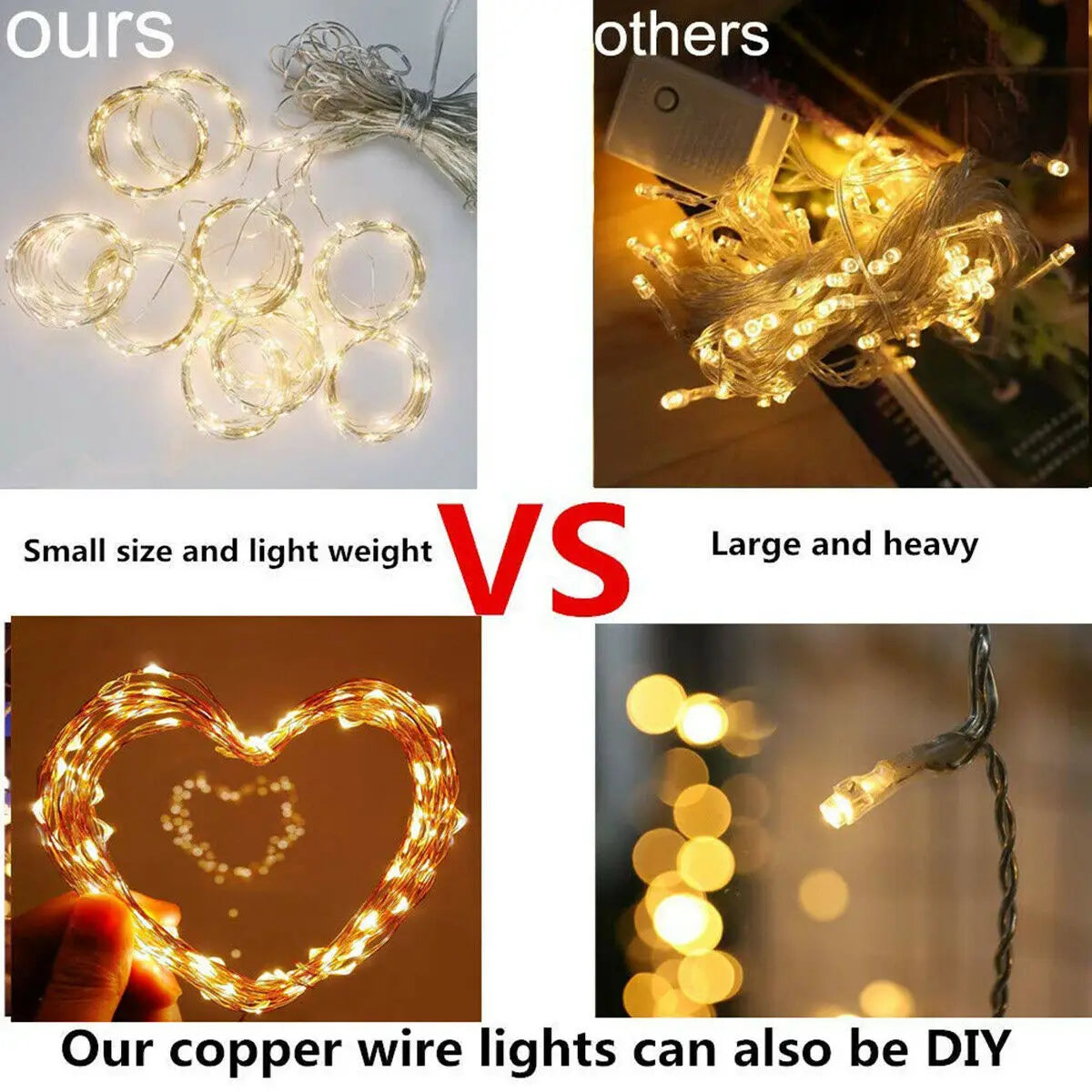 Guirlande lumineuse blanche pour décoration de mariage