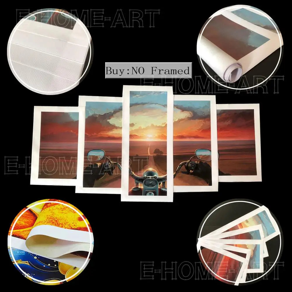Décoration murale sans cadre pour un style épuré