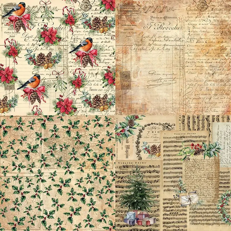 Feuilles papier scrapbooking 6x6 pouces
