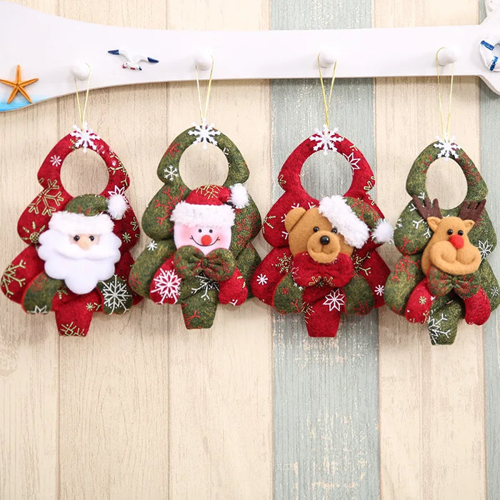 Poupée sans visage suspendue pour arbre de Noël - Décoration originale Ombre Interieur