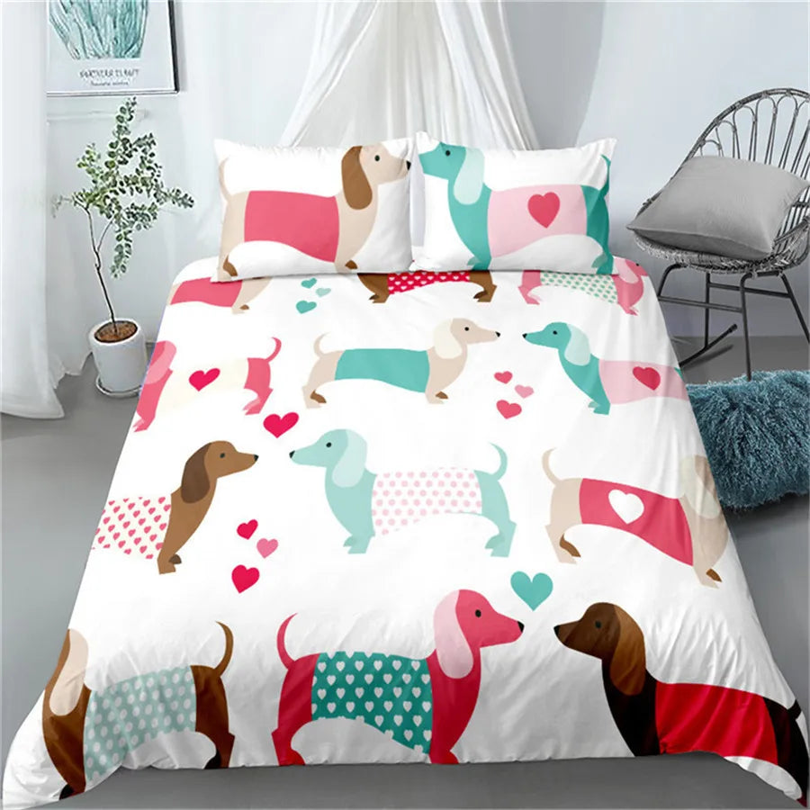 Housse de couette 200x200 dans une chambre décorée style moderne