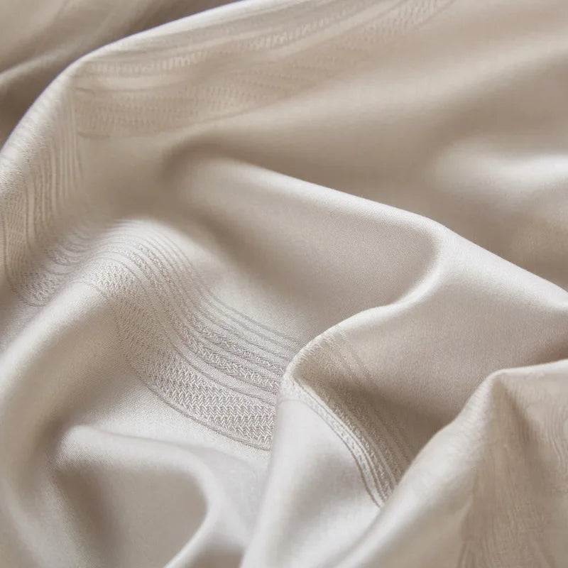 Parure de lit vintage jacquard avec drap-housse