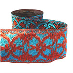 Rouleau de ruban jacquard 7 yards vue détaillée