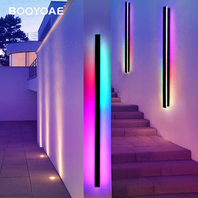 Détail de la finition en fer de l'applique murale LED