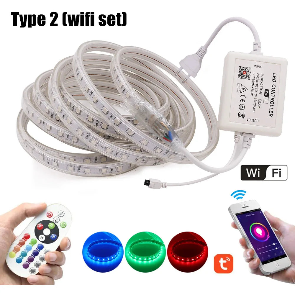 Contrôle des couleurs via application Bluetooth et WIFI