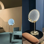 Vue de côté de la suspension dans un style art déco