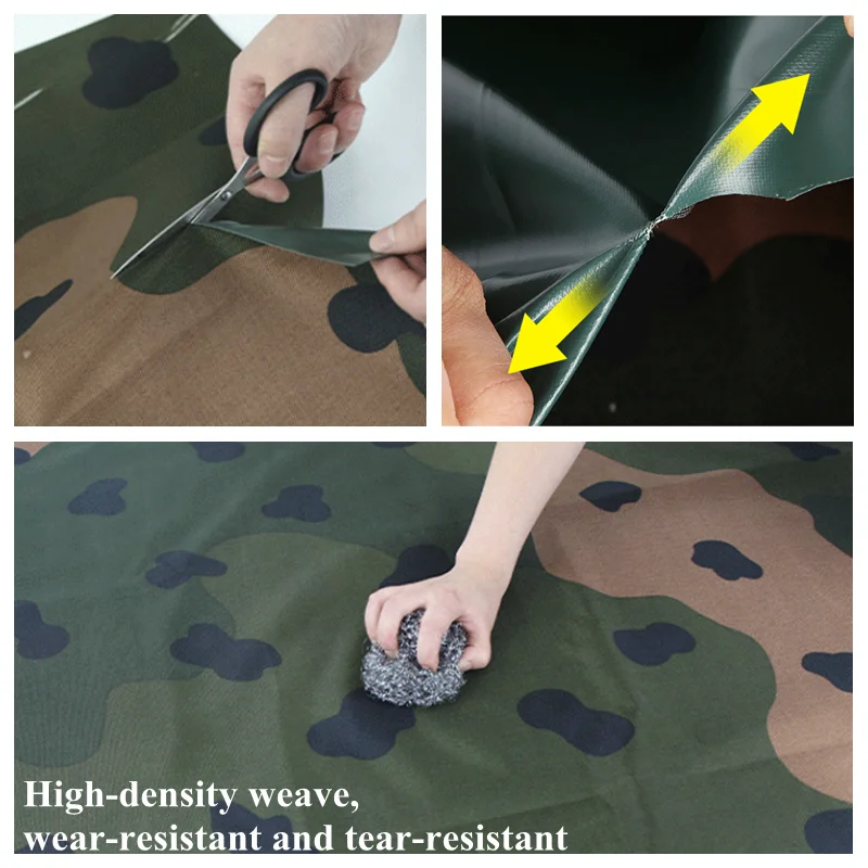 Voile d'ombrage camouflage résistante aux intempéries