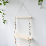 Vue rapprochée du noeud macramé artisanal