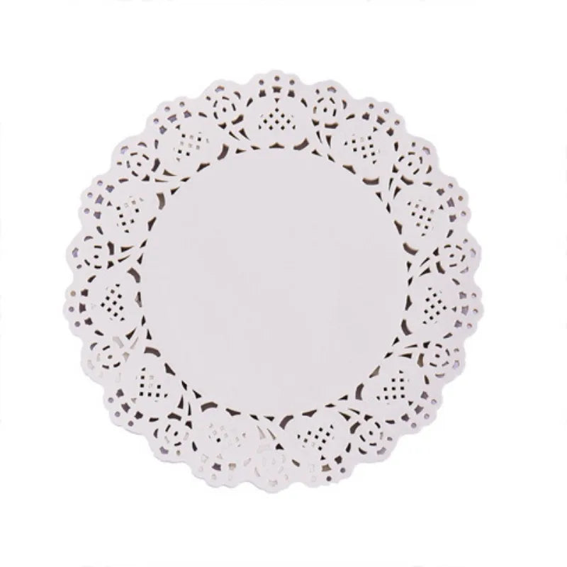 Accessoire de table rétro en papier dentelle