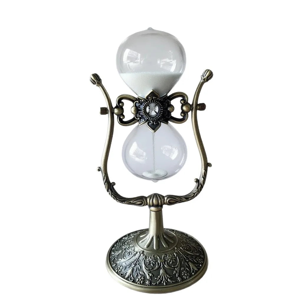 Accessoire de décoration sablier bronze antique pour maison