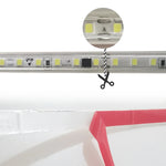 Bande LED flexible pliée pour montrer sa souplesse