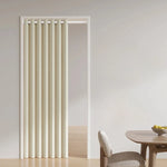 Rideau thermique occultant rouge sans perceuse pour porte