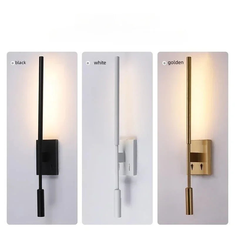 Lampe de lecture LED rotative pour chambre