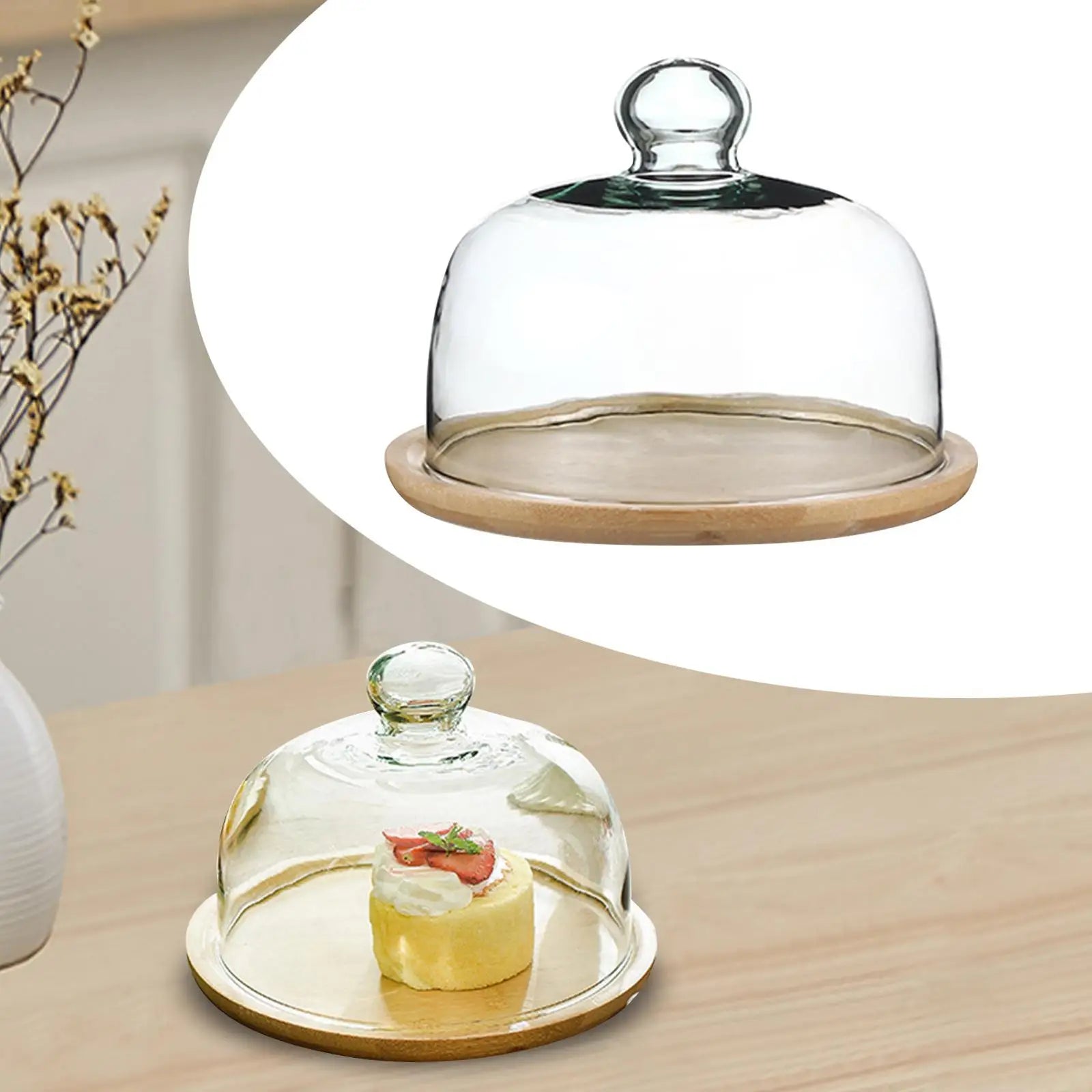 Détail du dôme en verre transparent du plateau