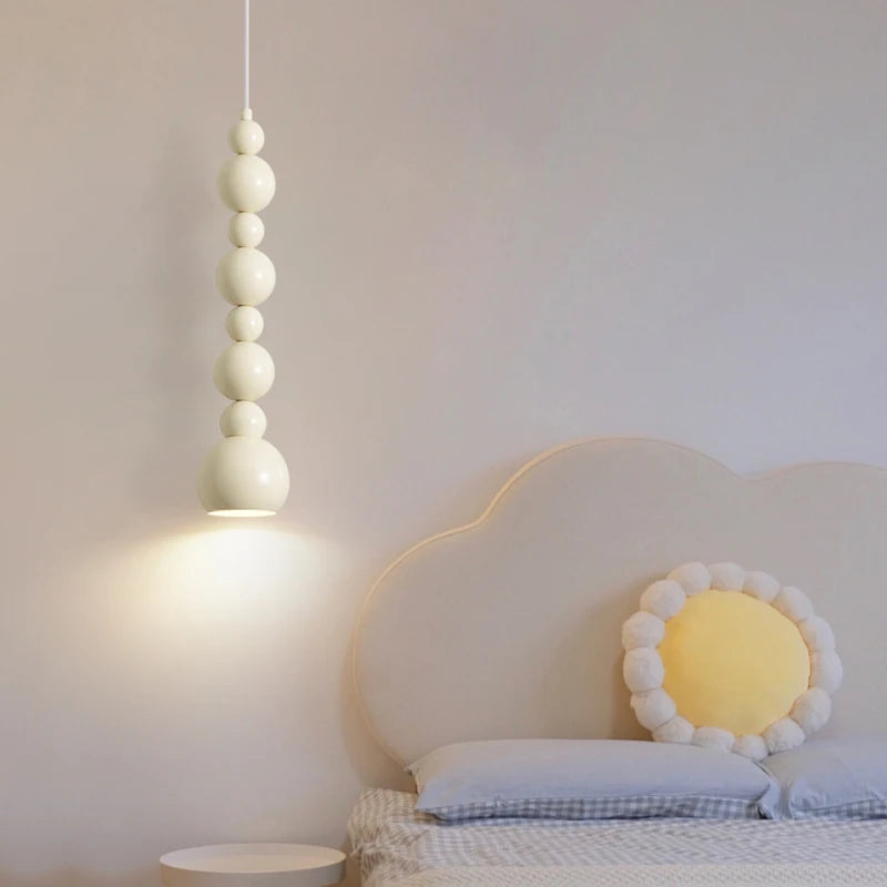 Lampe suspendue moderne éclairage doux pour table de chevet