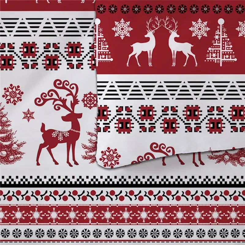 Ensemble housse couette Noël taille king