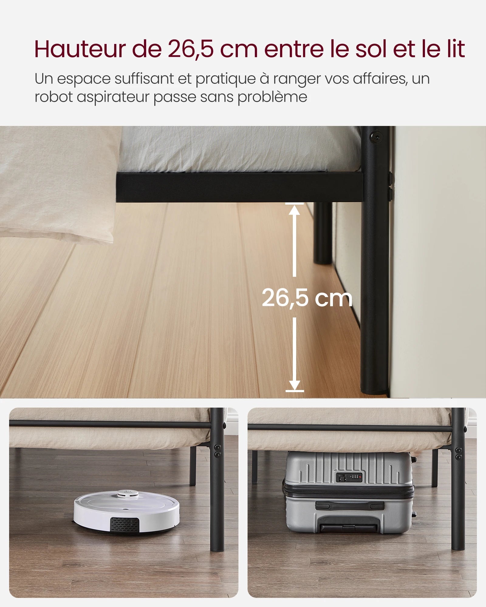 Montage facile du lit avec instructions illustrées