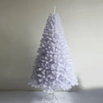 Sapin artificiel blanc 150 cm pour décoration salon
