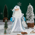 Décoration intérieure Père Noël près de cheminée
