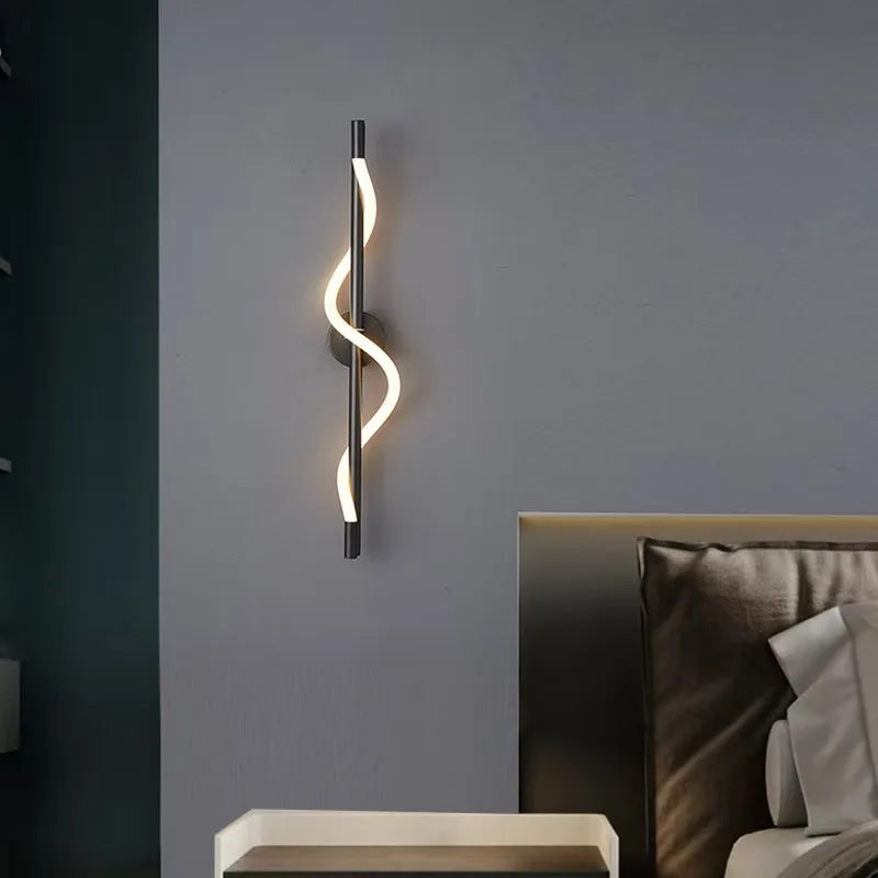Lampe murale verte pour décoration de couloir élégante