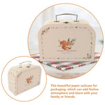 Boîte cadeau en forme de valise en papier