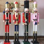 Grand casse-noisette en bois décoration Noël extérieur