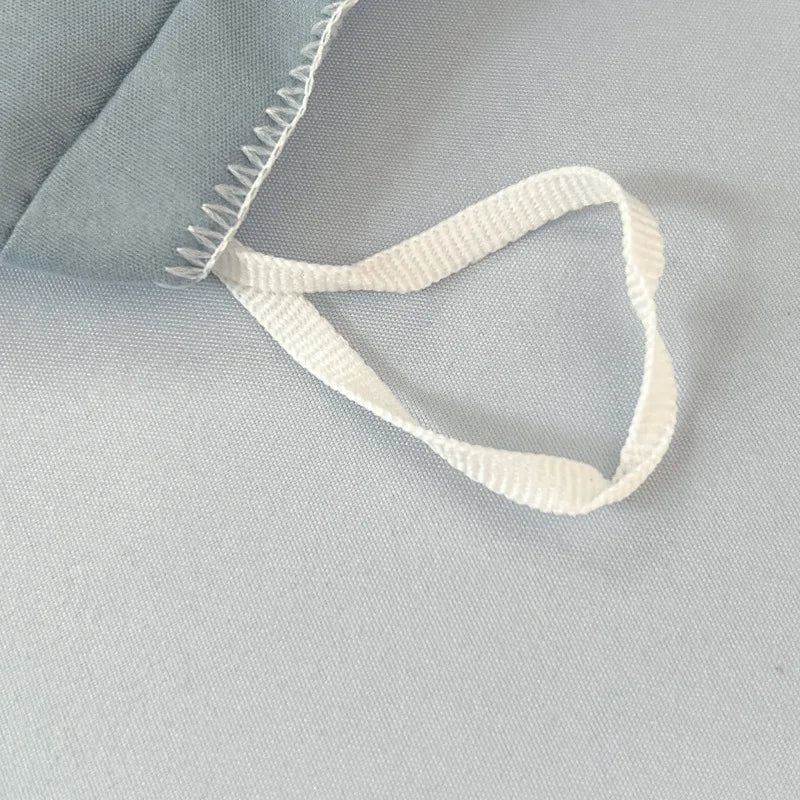 Housse de couette unie anti-acarien multi